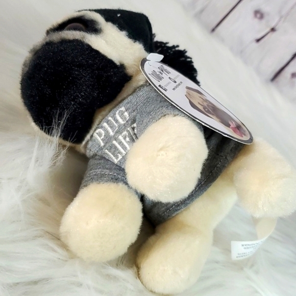 🆕️ NWT Gund Doug the Pug Dog Pup Pug Life 5 Inch Plush Stuffed Animal Toy 5" - Picture 15 of 16